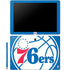 NBA Philadelphia 76ers Large Logo Galaxy Book 12in Skin